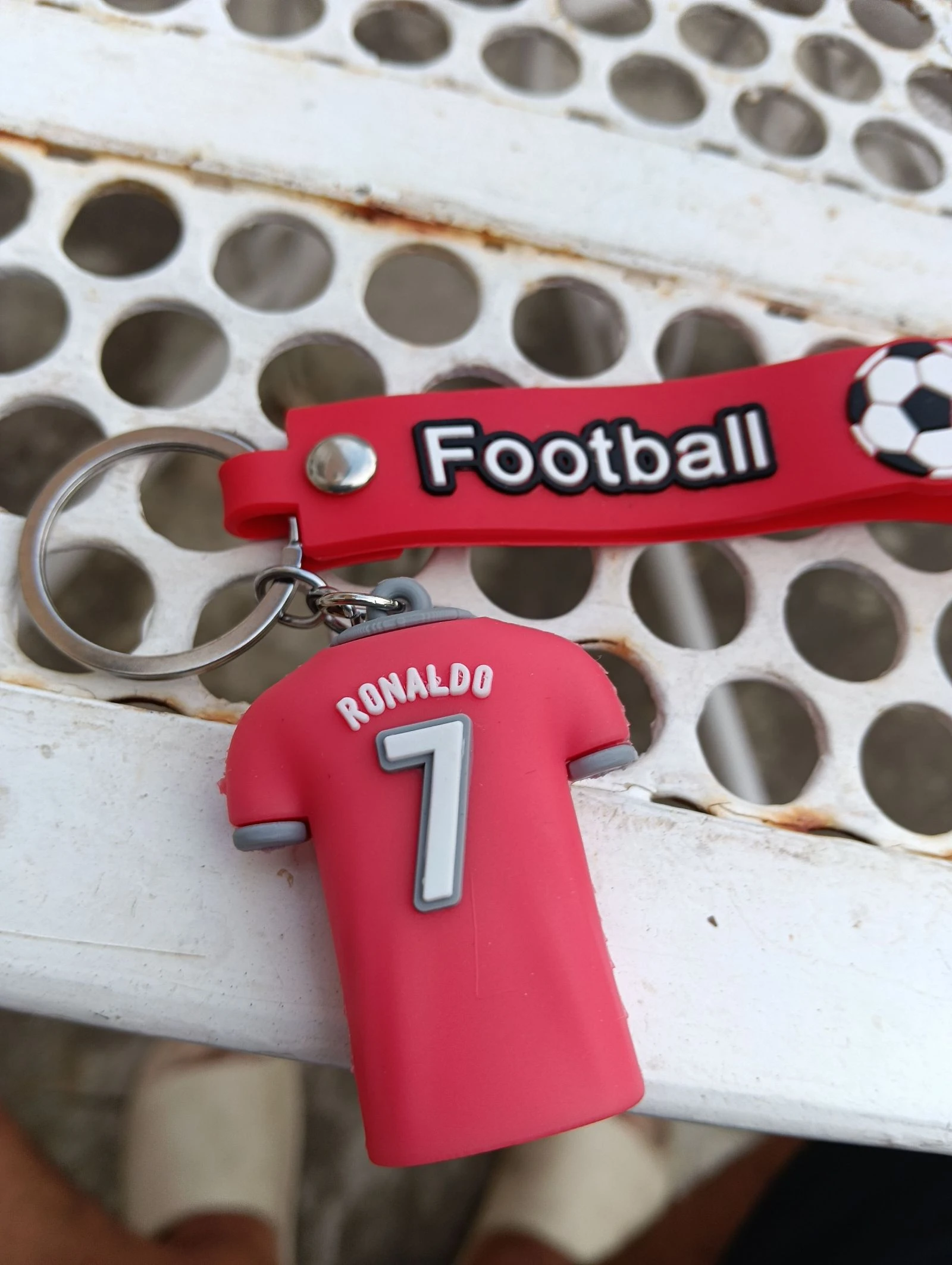 Chaveiro de futebol Ronaldo nº 7 novo – photo 2